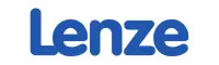 Lenze brand logo in blue lettering