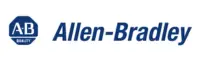 Allen-Bradley logo featuring the blue AB shield and the name 'Allen-Bradley'